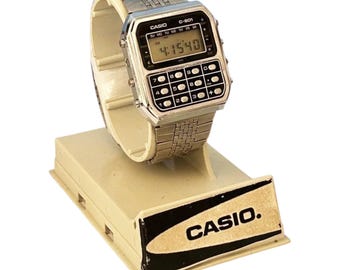 貴重品 稼働品CASIO C-801 デジタル腕時計 CASIO C-801 CALCULATOR WATCH Black MODULE 133 | eBay