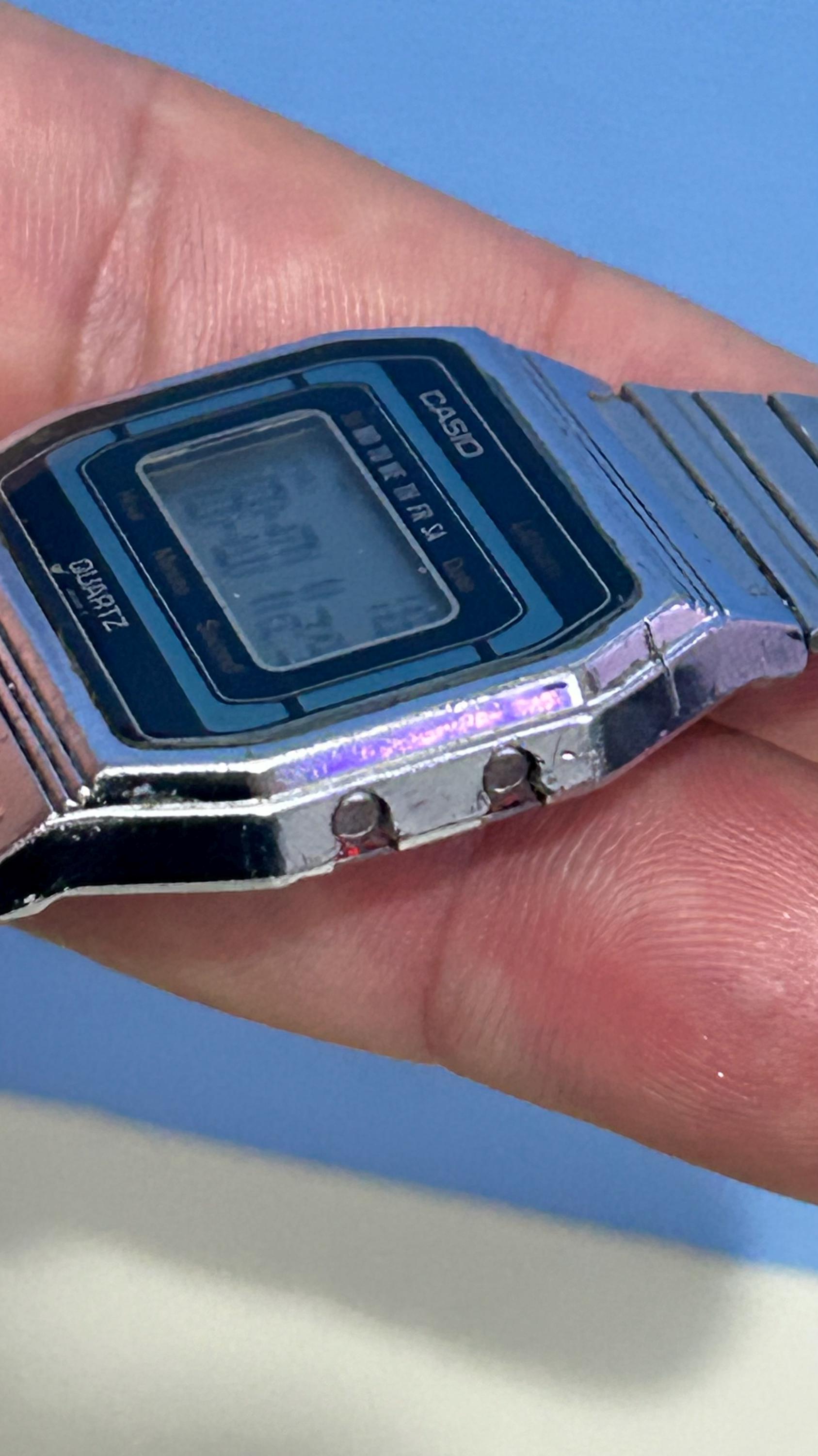 Vintage Casio Watch B817, Gshock, G-shock, Solar Powered