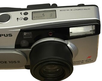 Vintage Olympus OZ 105R 35mm Point and Shoot Film Camera - Zoom 38