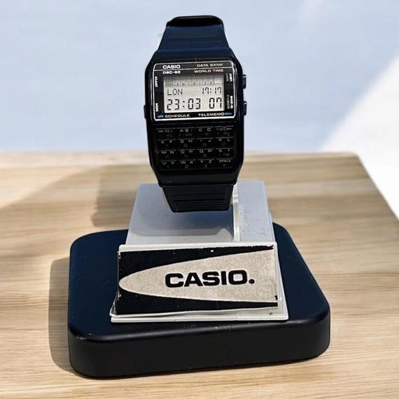 CASIO DBC-62 DATA BANK デジタル腕時計 Casio Dbc-62 Mens Wrist Watch,personalized Wrist Watch,custom