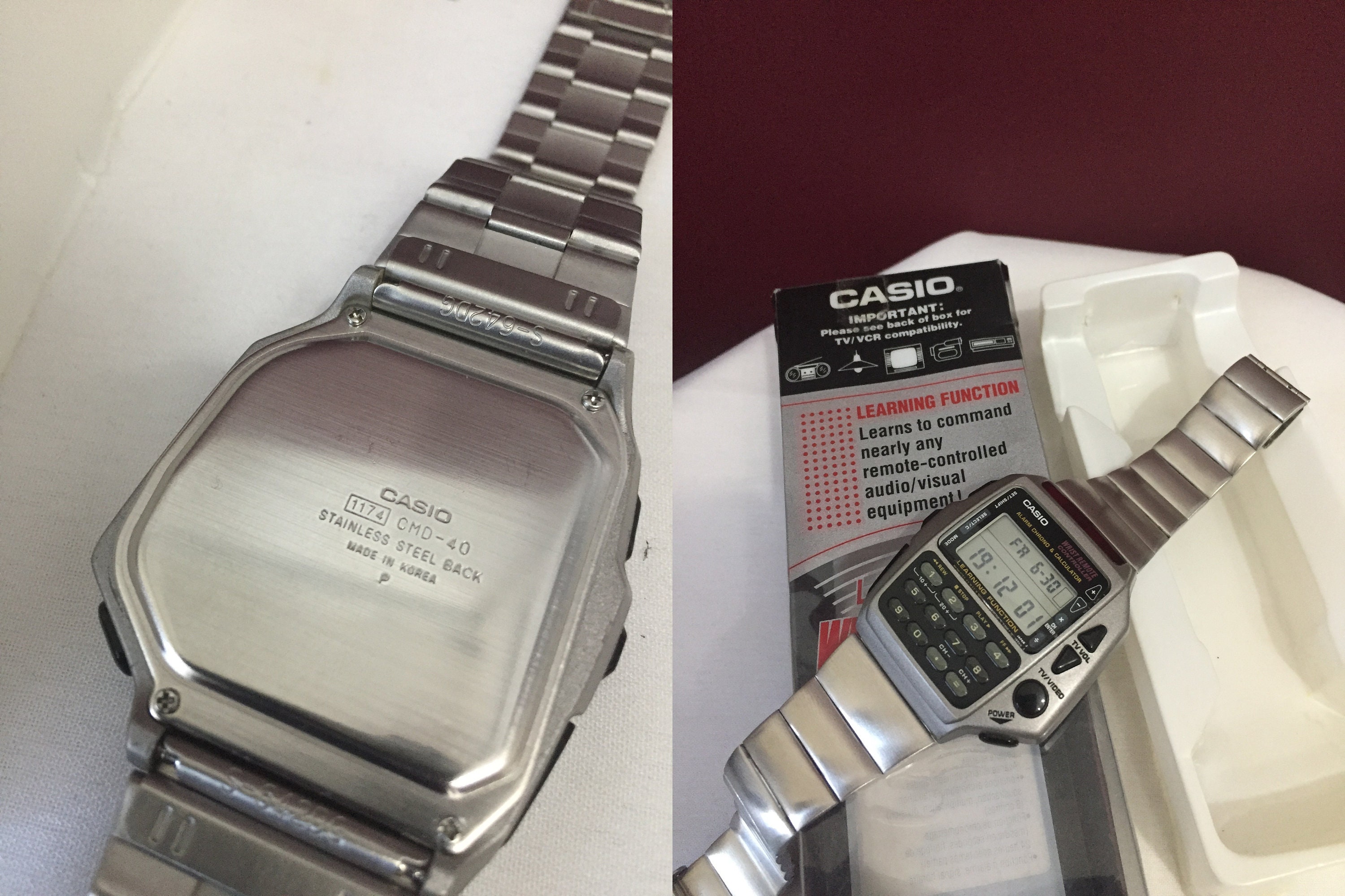 未使用・展示品☆カシオ【CMD-40】腕リモ／CASIO／腕時計