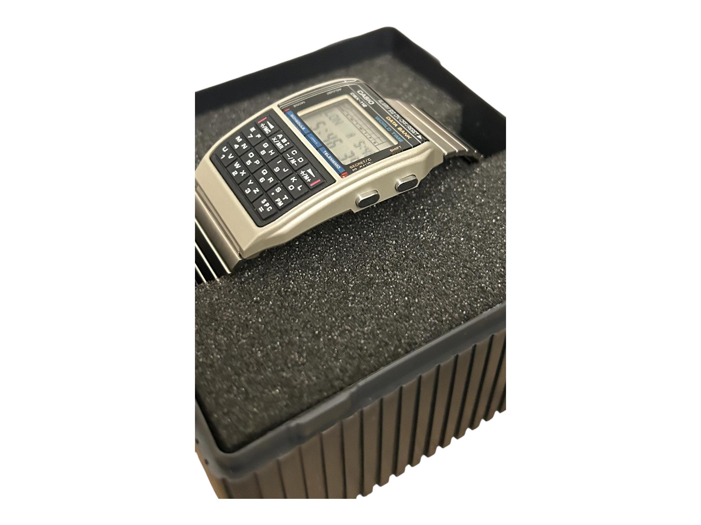 UNUSED Collectible Casio Watch Data Bank DBX-112 Retro Watch /very