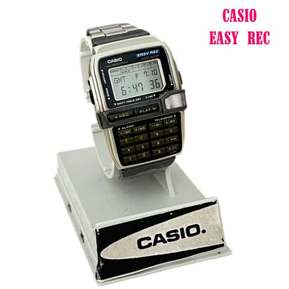 Vintage Casio DBC-V500 Easy Rec Data Bank Wrist W… - image 1