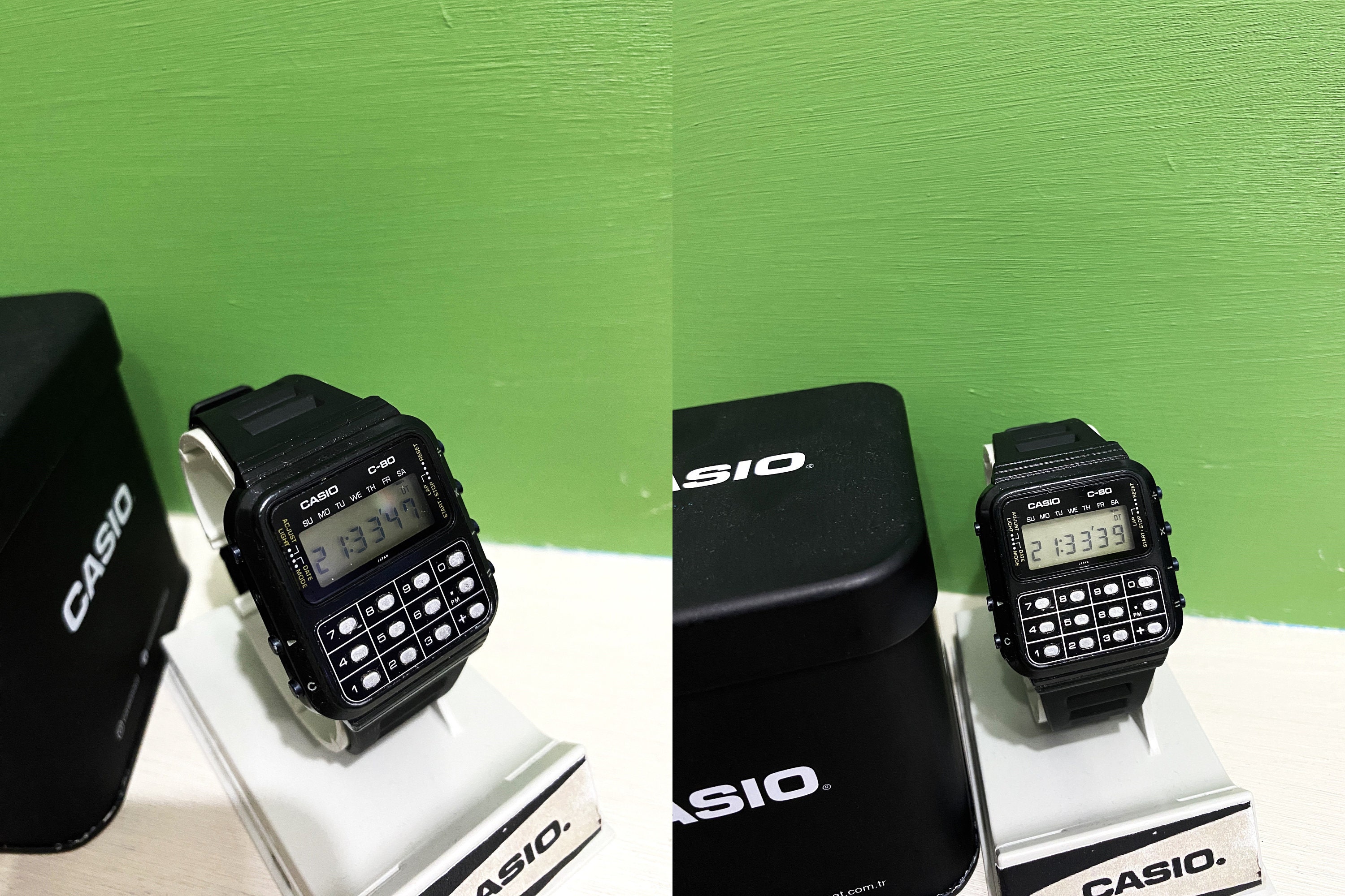 Vintage Casio C-80 Calculator/ Watch Module 133 First /casio Vintage Casio C-80 Calculator/ Watch Module 133 First /casio