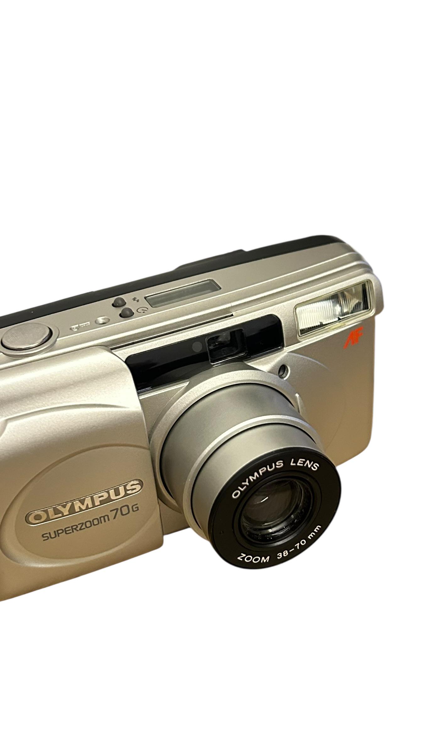 Olympus Superzoom 70G Point and Shoot 35mm Film Camera - Vintage