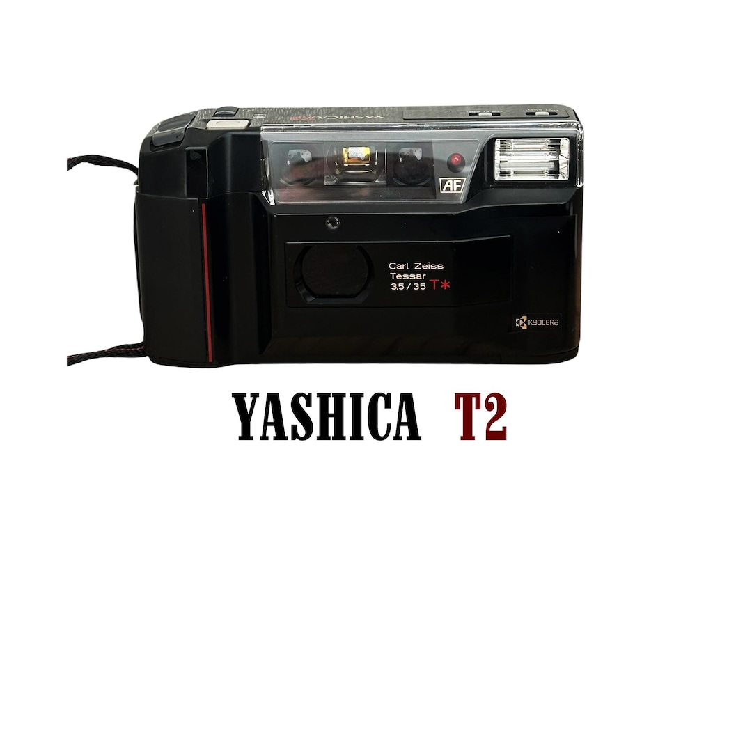 Vintage Kyocera T2 Proof Camera, Carl Zeiss Tessar 3.5/ Lens, Film