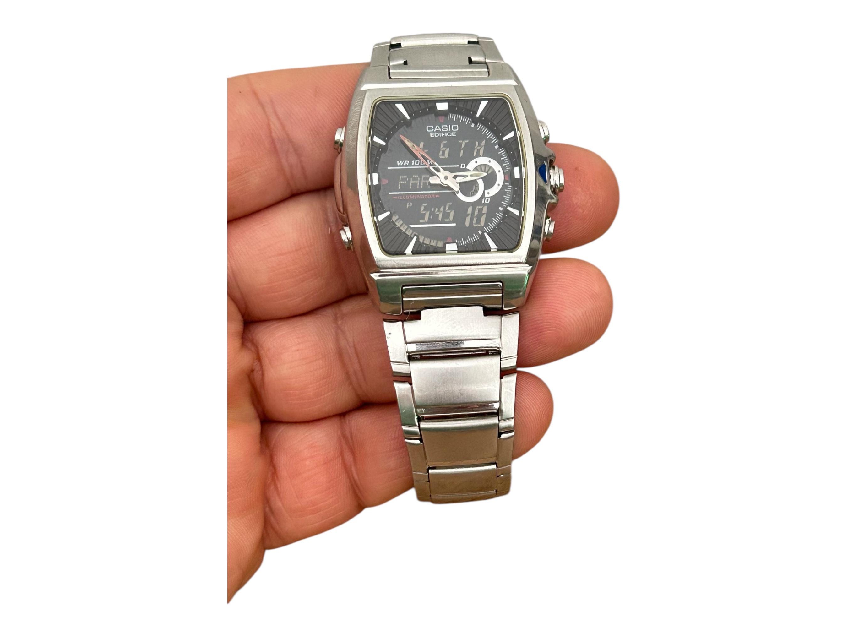 Casio Watch Efa-120 Analog, Digital: Ana-digi Edifice, Fast
