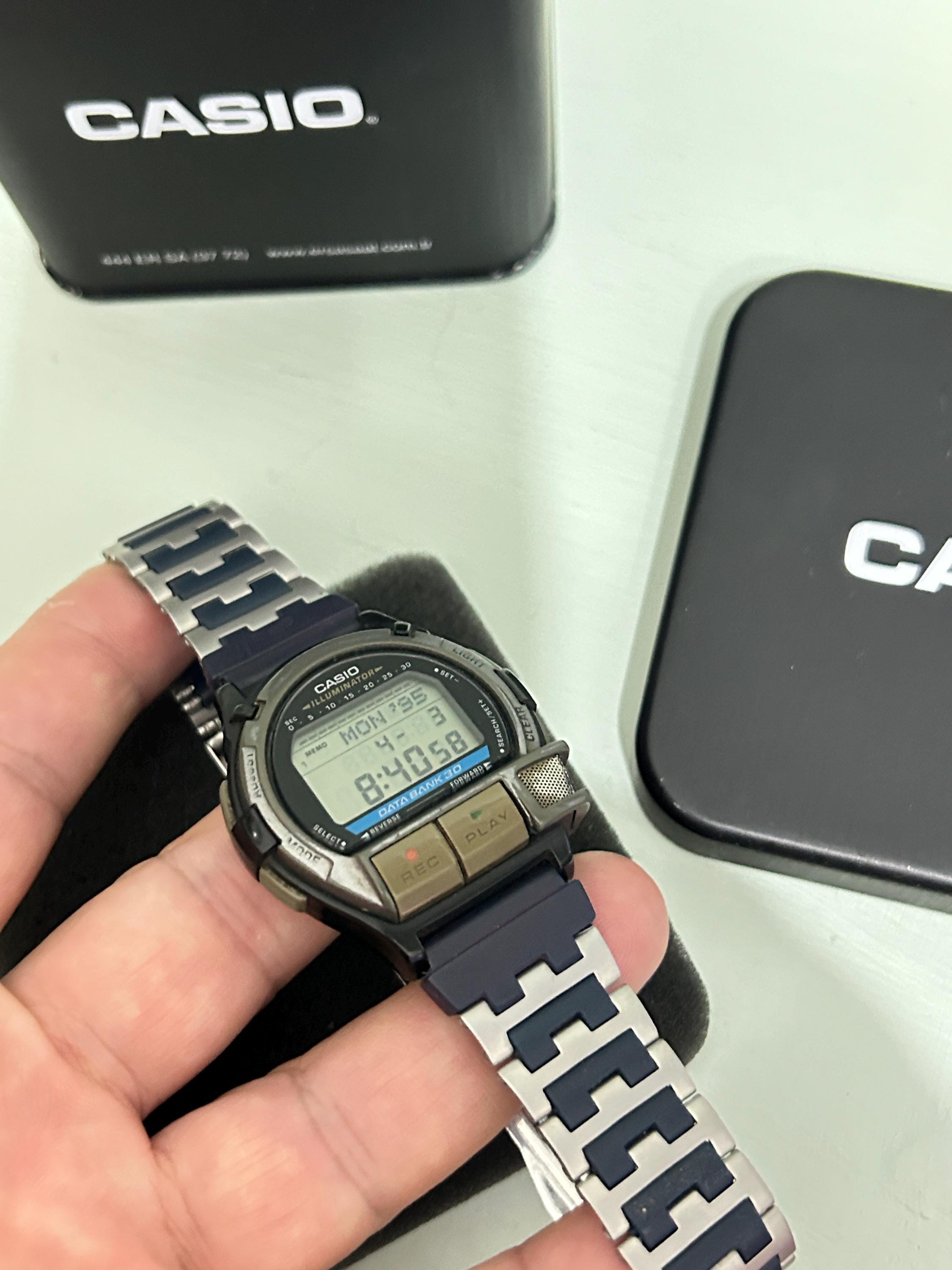 Vintage Casio Db-v30 Easy- Rec Databank 30 Second Voice Recorder
