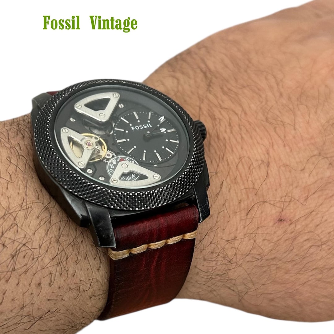 Strap Me1121 Fossil Fossil Watch Me1121, Luxury, Watches On Carousell