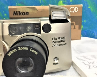 Nikon Lite Touch zoom 70ws、写真、AF、フィルムカメラ、レトロ