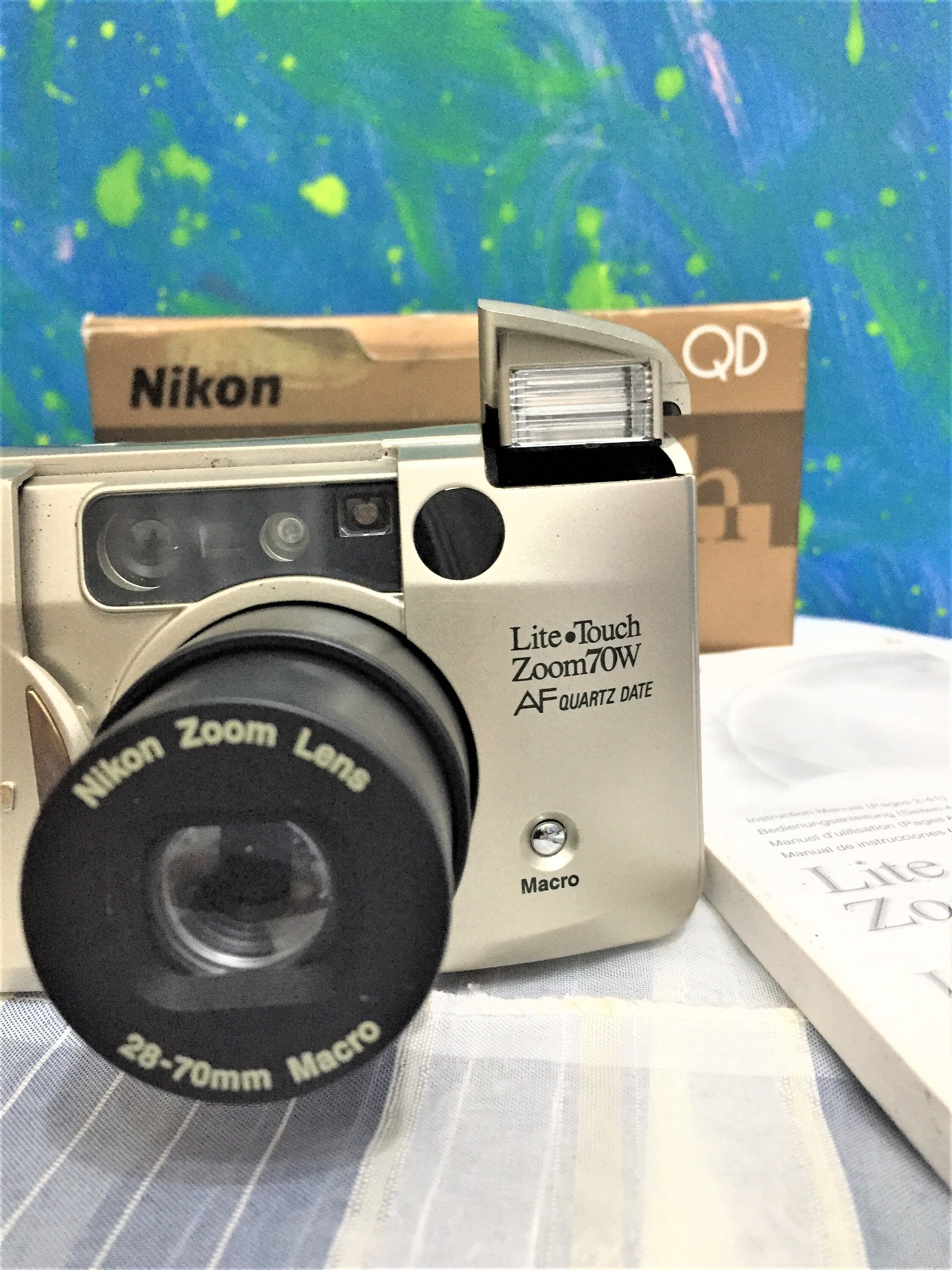 Nikon Lite Touch zoom 70ws、写真、AF、フィルムカメラ、レトロ