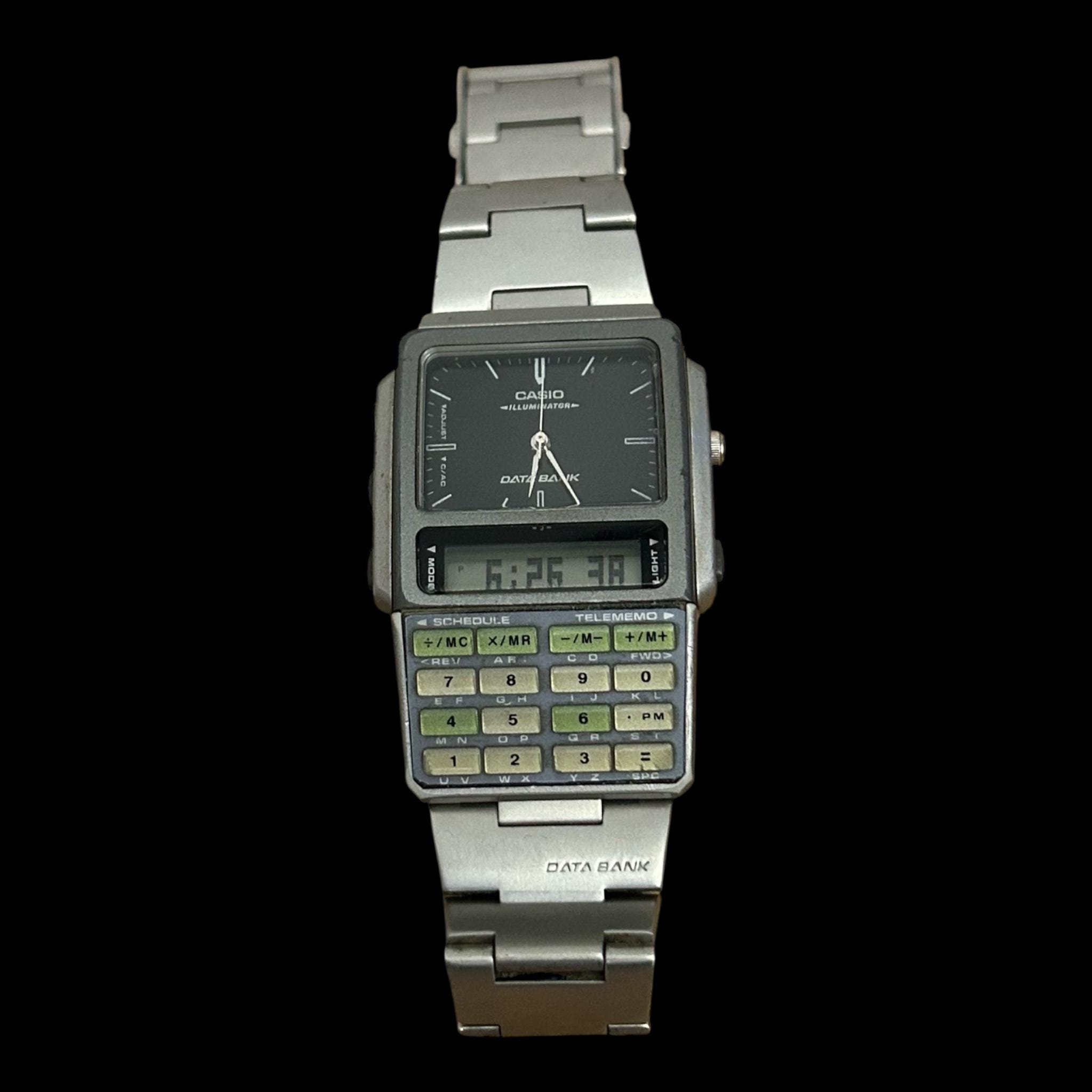 RARE Vintage Casio ABC-31 Calculator Watch - Digital Data Bank
