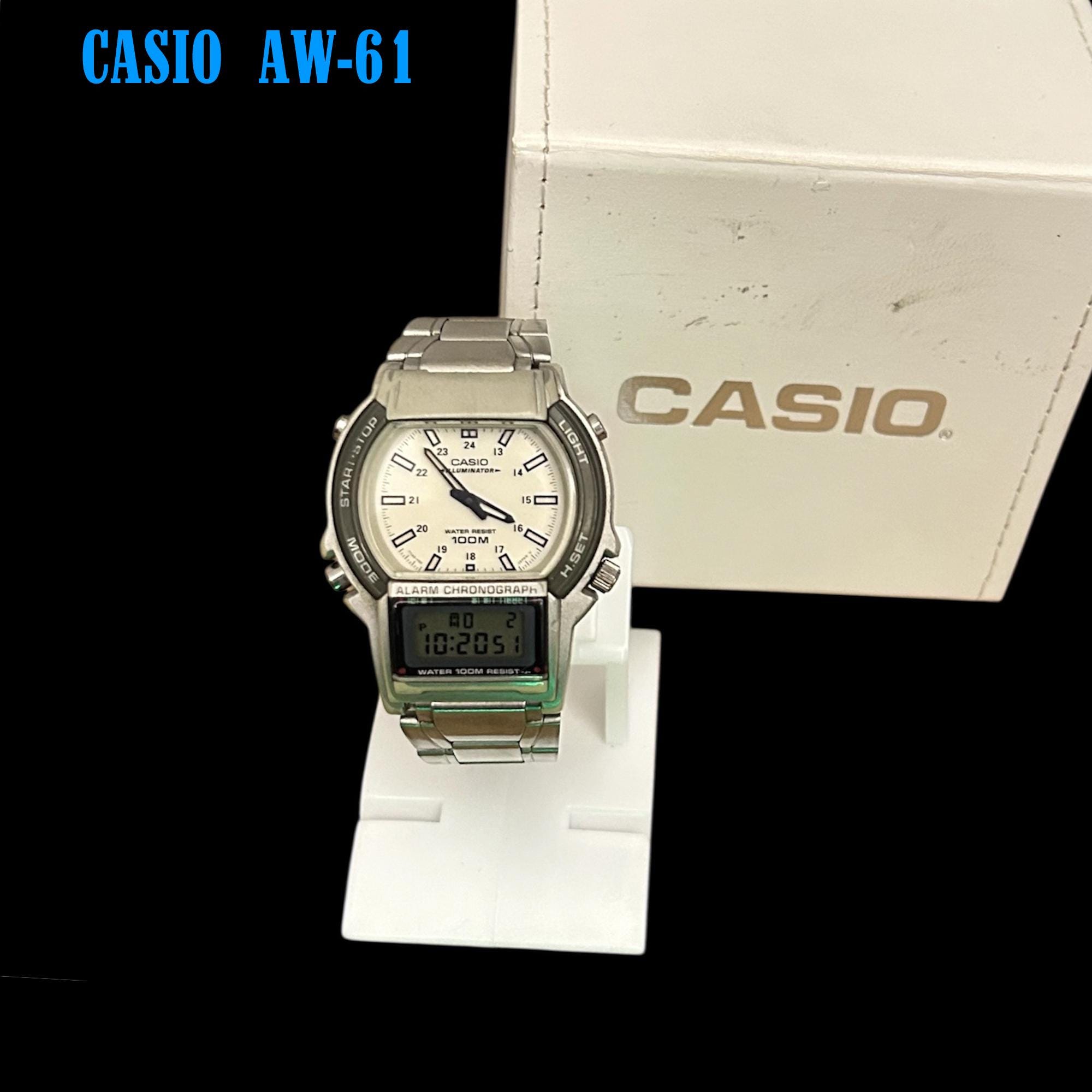 CASIO AW-61 イルミネーター アナデジデュアルタイム メンズウォッチ CASIO AW-61 イルミネーター アナデジデュアルタイム メンズ