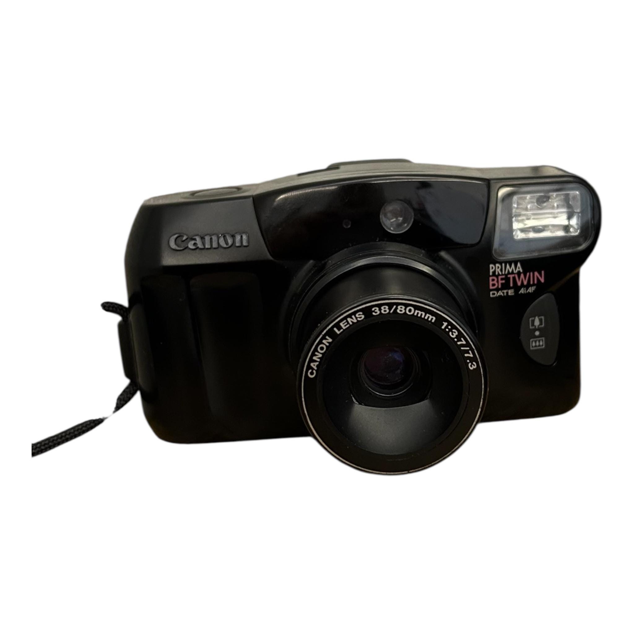 Vintage Canon Prima BF Twin Date 35mm Point & Shoot Film Camera