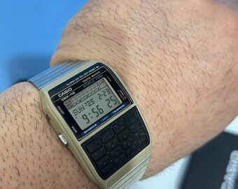 CASIO Vintage Data Bank DBX-112, Retro, Omega Casio Watch - Etsy