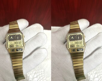 ヴィンテージ シチズン アナデジ テンプ 8982-085027 Ta 腕時計/ GN-4