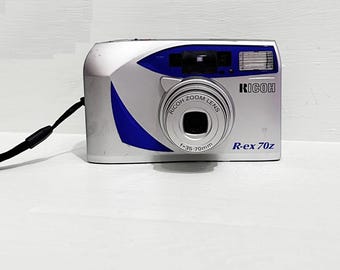 Vintage RARE Ricoh R-ex 70z, camera strap, camera lomo, ricoh r ex 70z, film camera 35mm, camera equipment, vintage camera, 35mm film