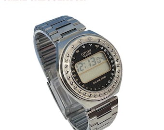 ULTRA RARE Collectible Citizen Scientific-calculator-watch 49-9315
