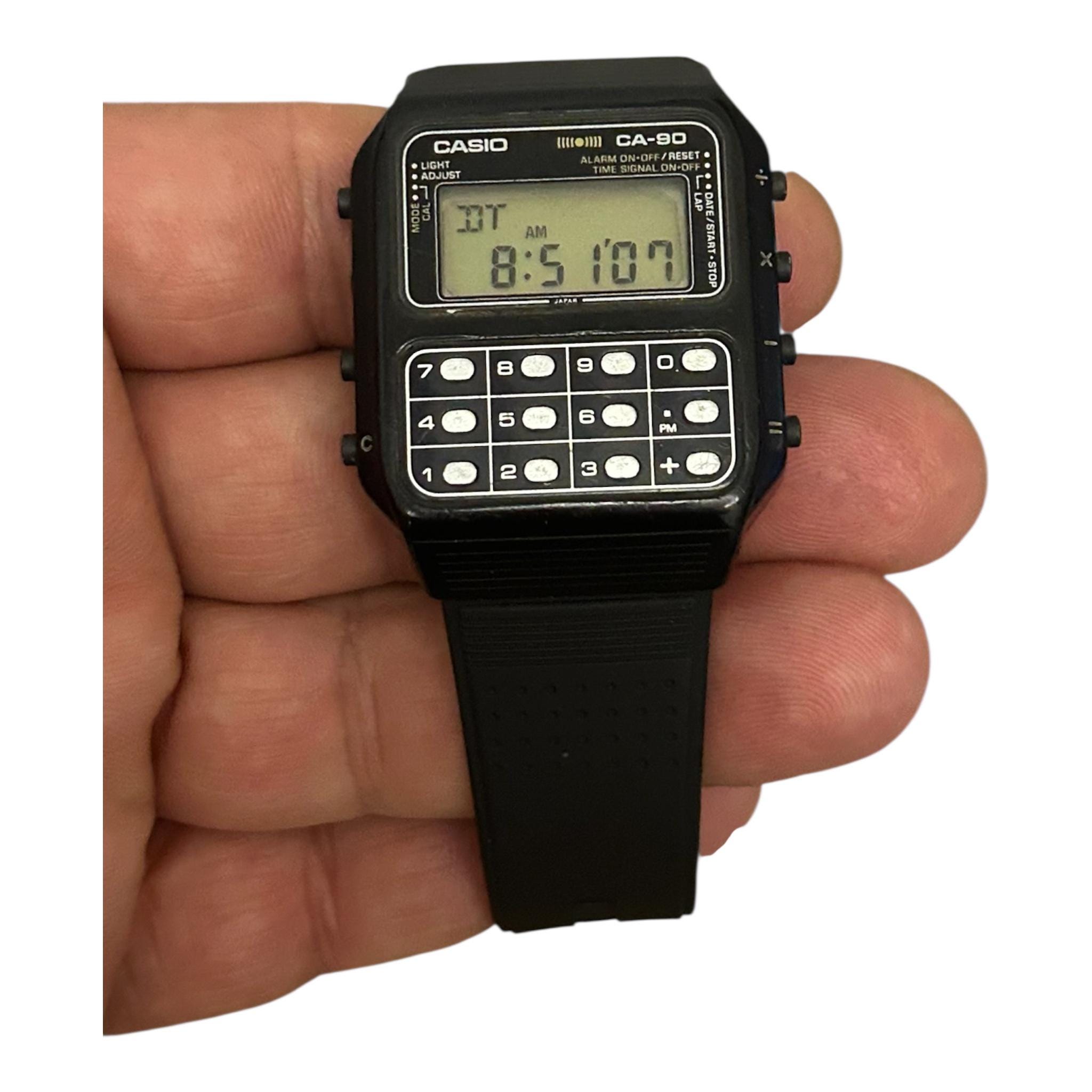 ヴィンテージ カシオ CA-90 / デジタル電卓 日本製腕時計 / 134. Japon