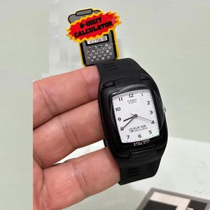 Casio Vintage Raro e Sem Uso, Flip Top FTP-10/ Módulo 760/ Relógio Masculino, Fabricado no Japão, Funciona Bem/ Em Muito Bom Estado/ Flip Top r Colecionável