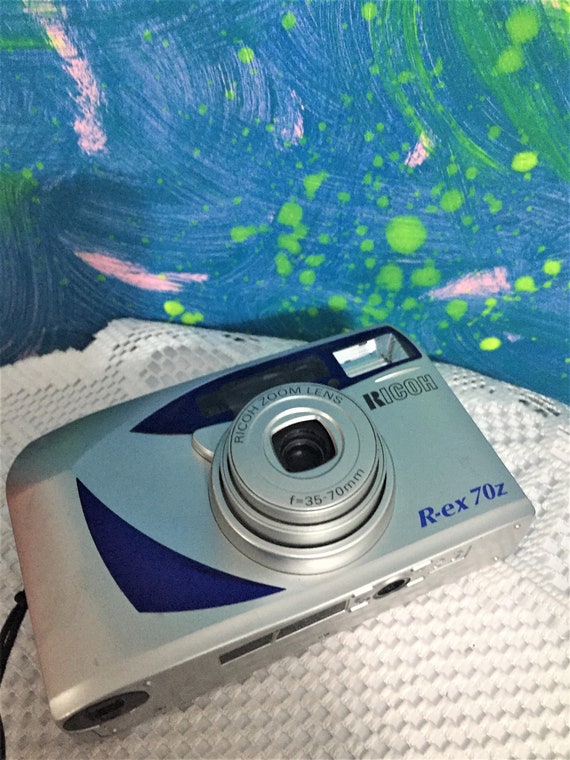 Ricoh フィルムカメラ Vintage RARE Ricoh R-ex 70z, Camera Strap, Camera Lomo, Ricoh R Ex
