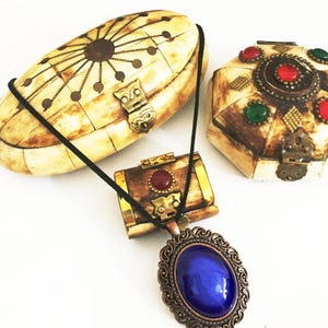 Juego de 3 cajas de hueso para joyas vintage, hechas a mano, cajas para joyas, cajas para regalos, cajas para anillos, cajas para baratijas, cajas de madera, baratijas, ideas para regalos, vintage