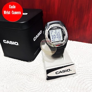UNUSED RARE  Casio WQV-3 Wrist Camera Watch Module 2411/ Orginal Stell Cord/ Original casio / Great collectible watch/ Rare model