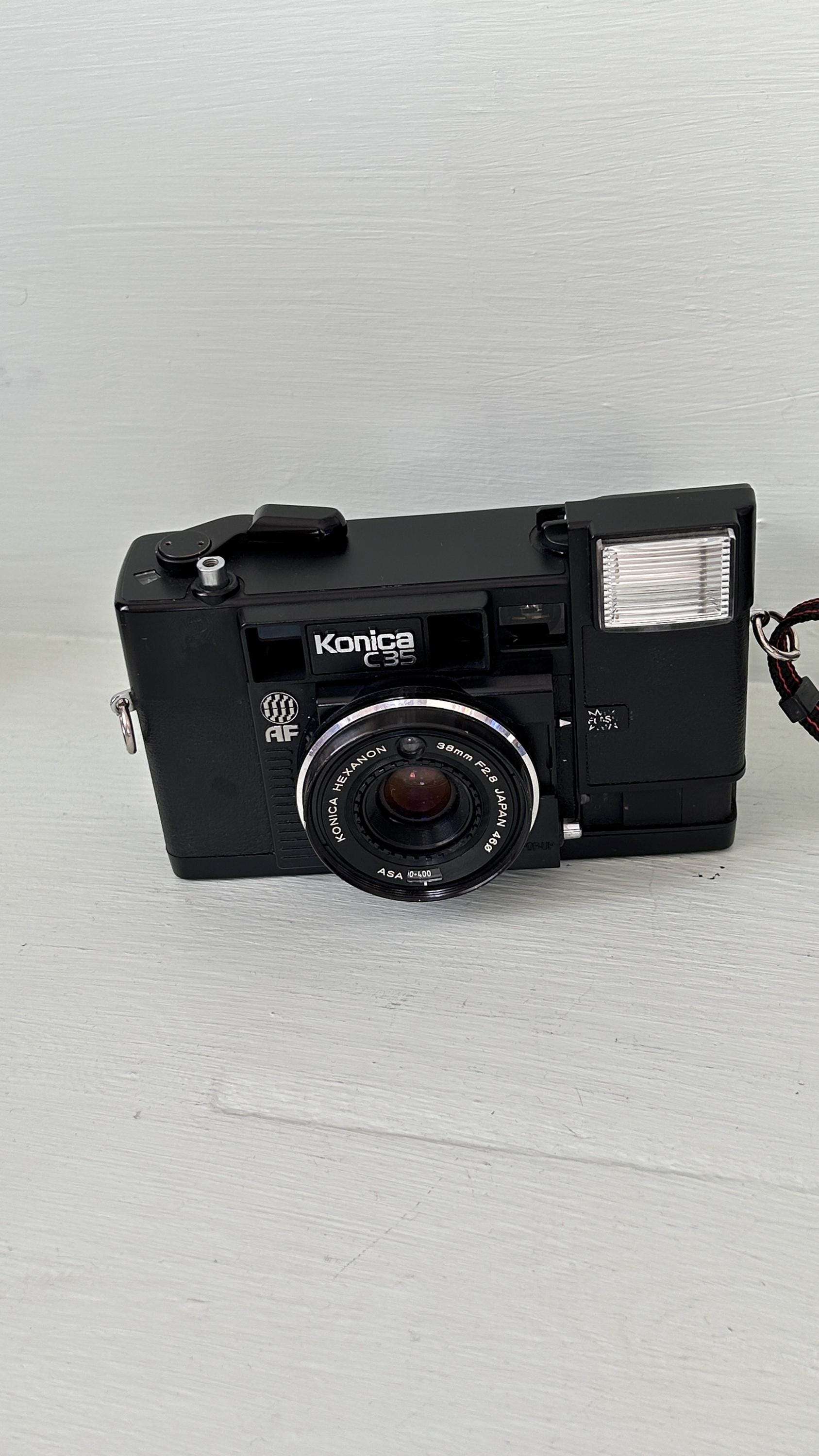 Vintage Konica C35 Camera: Hexanon 35mm F2.8 Lens, Street