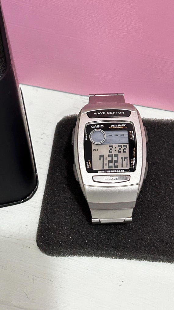SE-S1O　CASIO Rare Vintage Men's /boys Casio FKT-301 Wave Ceptor World -time