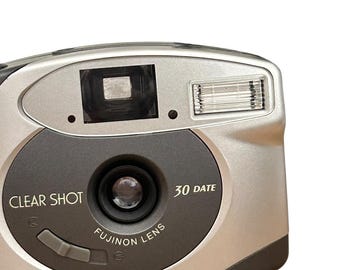 Vintage Fujifilm Clear Shot 30 Date 35mm Point and , Film Camera Vintage Fujifilm Clear Shot 30 Date 35mm Point and , Film Camera