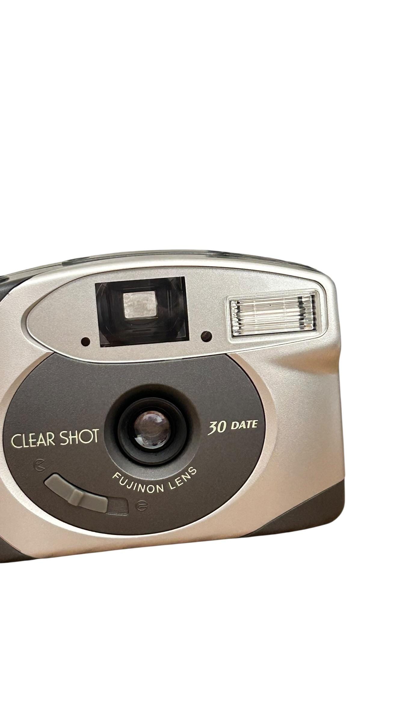 Vintage Fujifilm Clear Shot 30 Date 35mm Point and Shoot Film