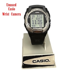 UNUSED RARE  Casio WQV-3 Wrist Camera Watch Module 2411/ Orginal Stell Cord/ Original casio / Great collectible watch/ Rare model