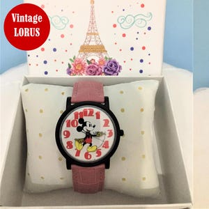 Rare LORUS Mickey Mouse Watch, disney watch, vintage disney, seiko watch, vintage, mickey , mouse,collectibles, vintage, mouse accessories