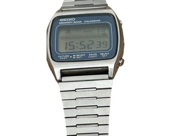 ✨SEIKO✨M354-5020✨ヴィンテージ✨Calendar✨腕時計✨ ULTRA RARE Vintage Seiko M354-5020 Lcd Menswatch, Memory Bank