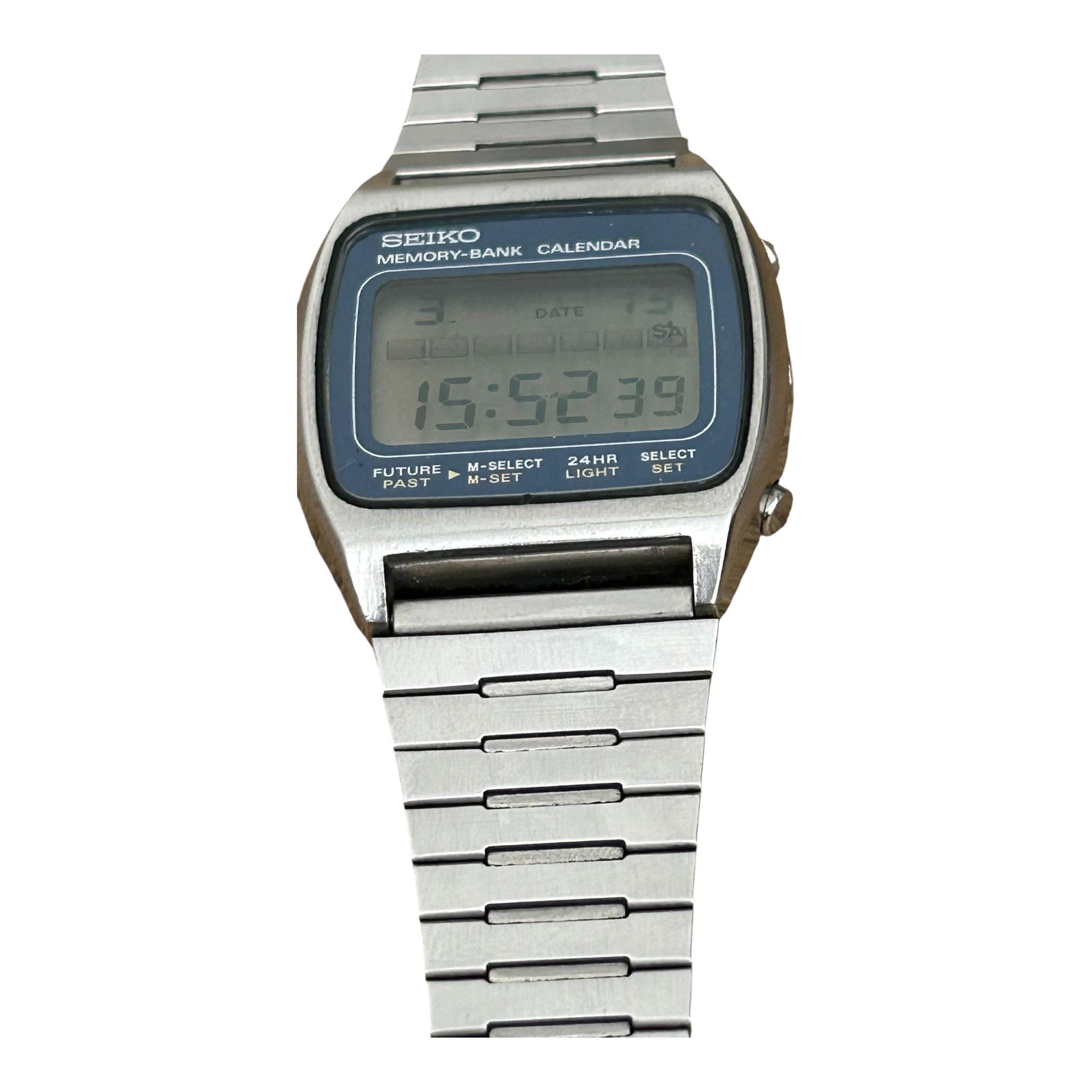 ✨SEIKO✨M354-5020✨ヴィンテージ✨Calendar✨腕時計✨ ULTRA RARE Vintage Seiko M354-5020 Lcd Menswatch, Memory Bank