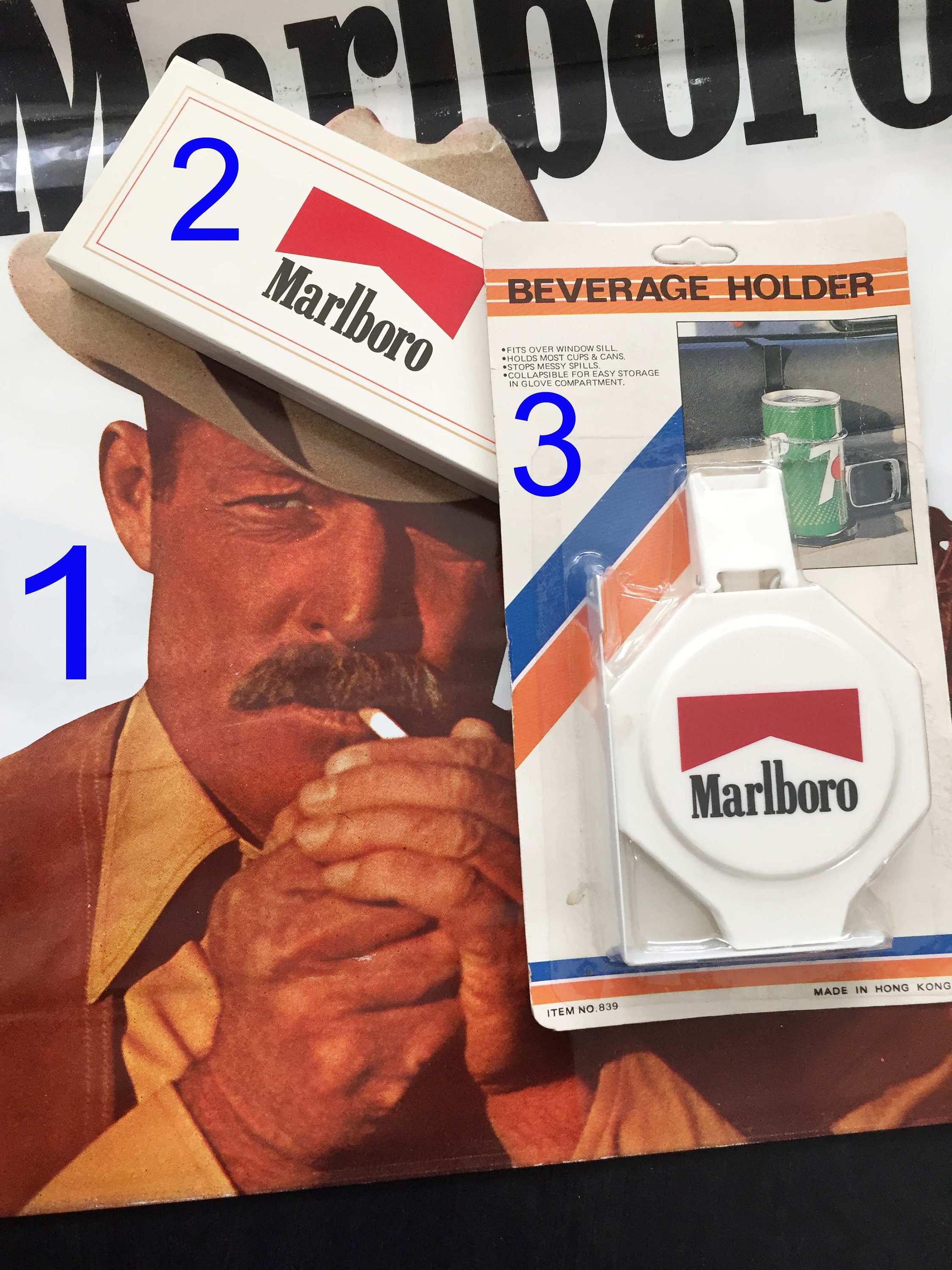 Marlboro Beverage Holder Collectible/ Made in Germany/very Good