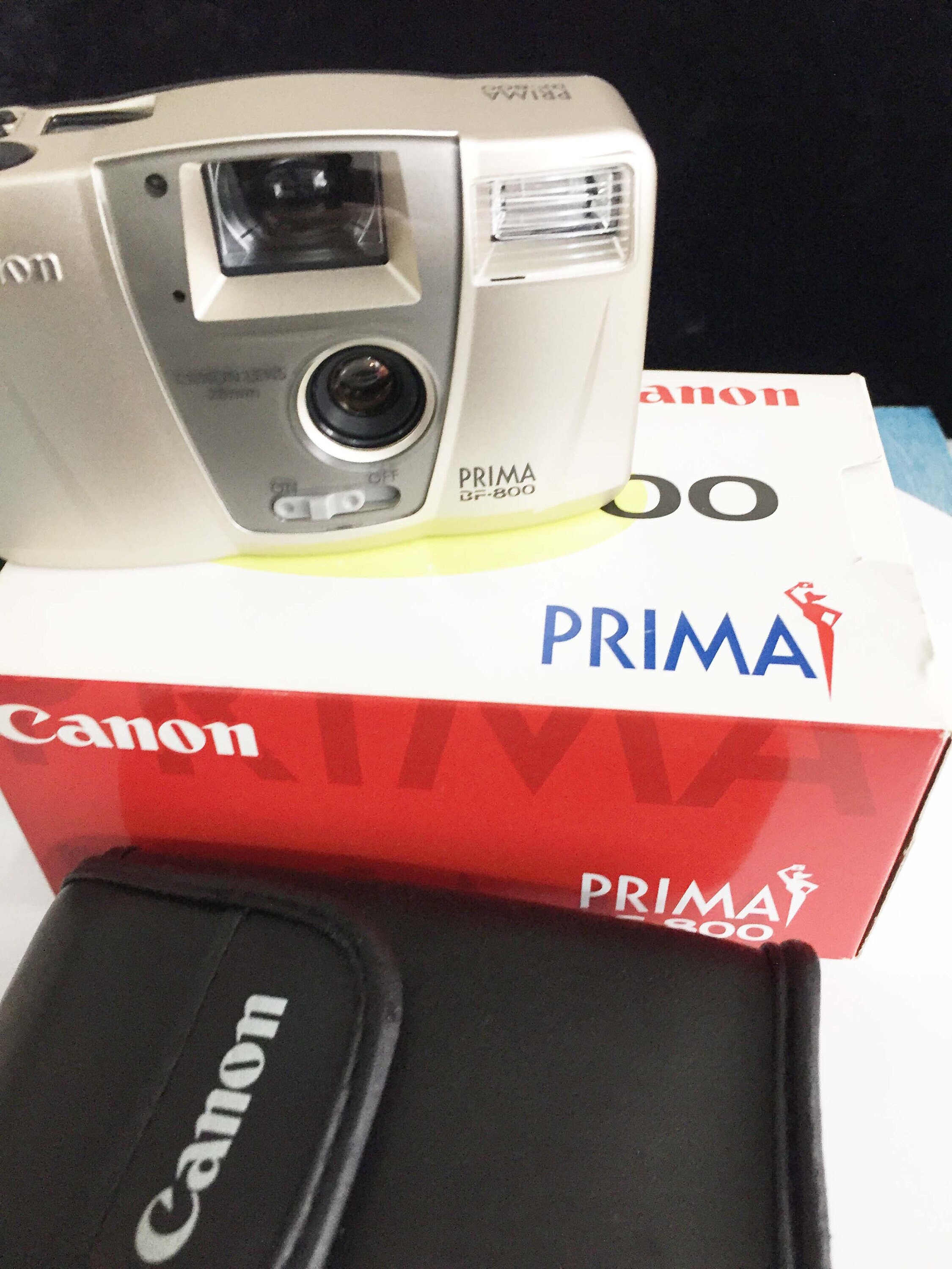 未使用のビンテージ Canon Prima BF-800、ポイント アンド