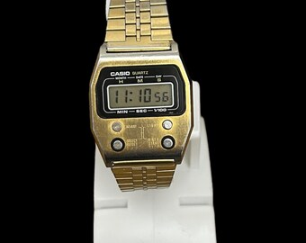 ヴィンテージ レア カシオ 52QGS-14 / デジタル LCD クォーツ腕時計
