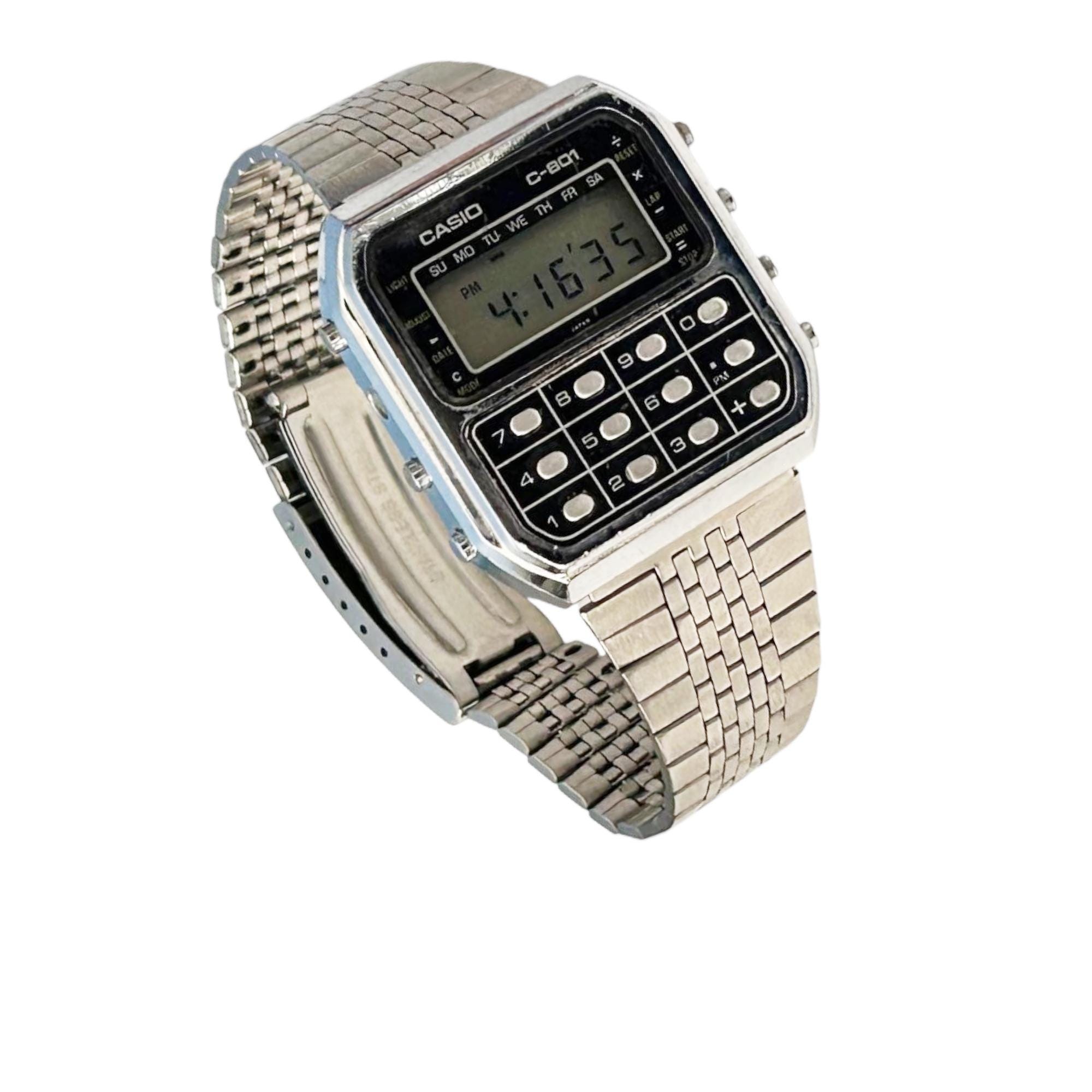 Retro Vintage Casio C-801/ Mens Watch Digital Quartz Casio
