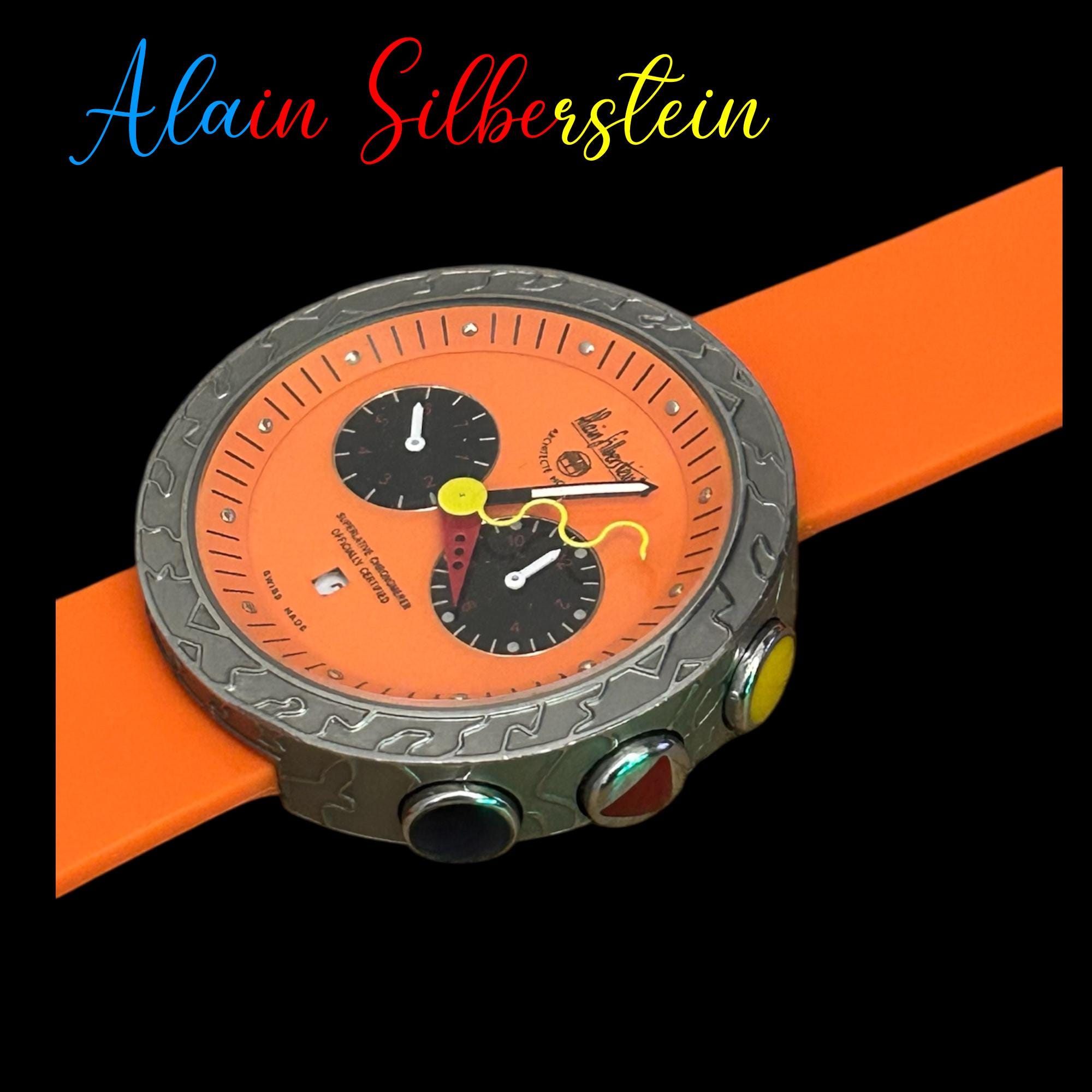 Alain Silberstein Automatic Watch : Swiss Made, 46mm Big Case