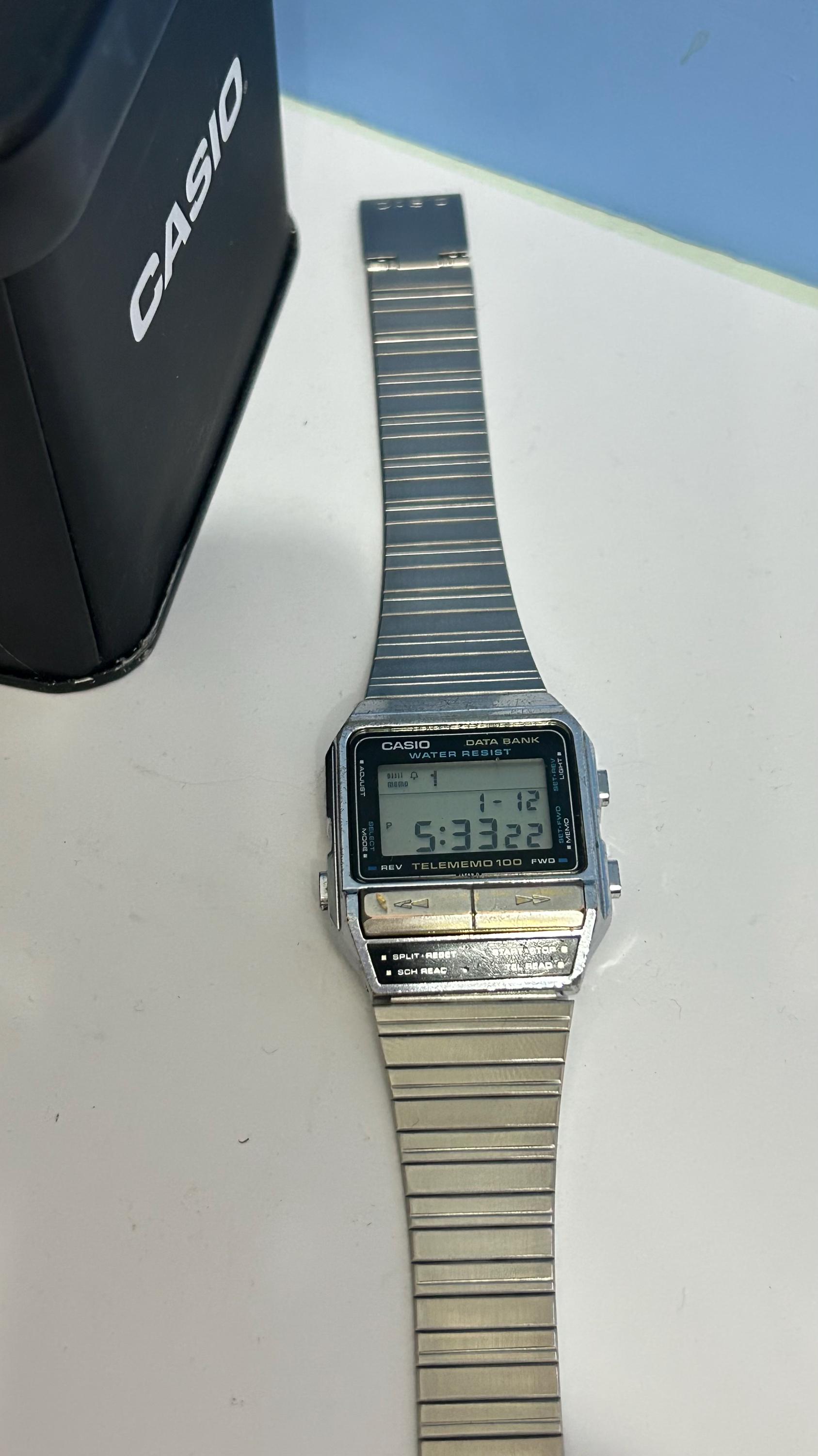 RARE Vintage Casio DBX-110 696 Data Bank Telememo 100 Japan