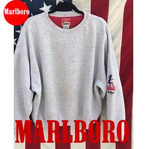 Vintage Marlboro Sweatshirt XLarge – dla dushy
