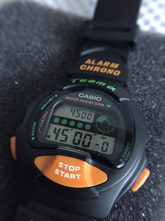 Soccer Timer Very Rare Casio TM 11 Collectibles very Good Condition Mod.1002 Assambled in Korea Casio Tin Box Etsy UK