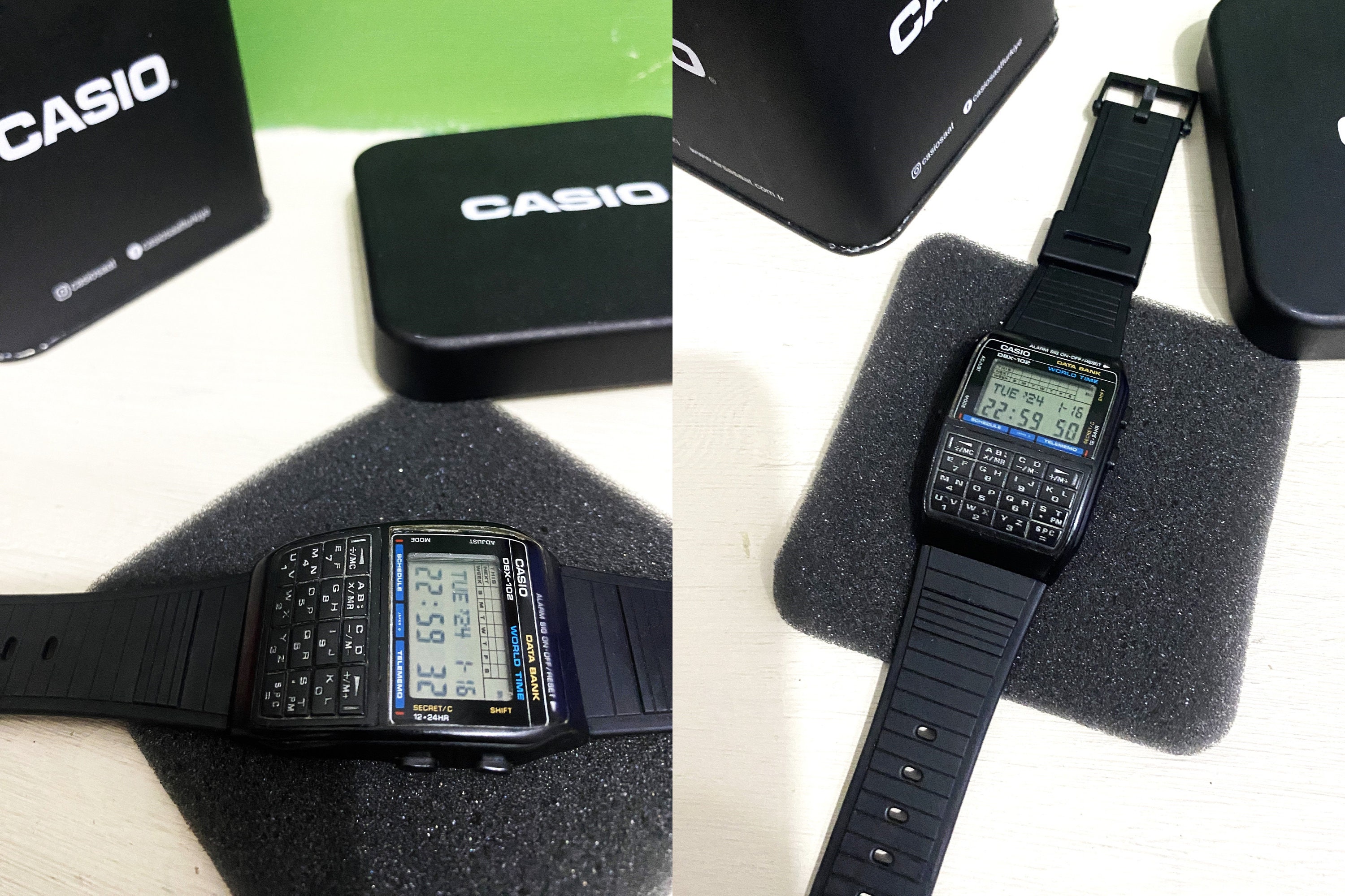 ヴィンテージ カシオ DBX-102 電卓付き腕時計：90年代のコレクターズ