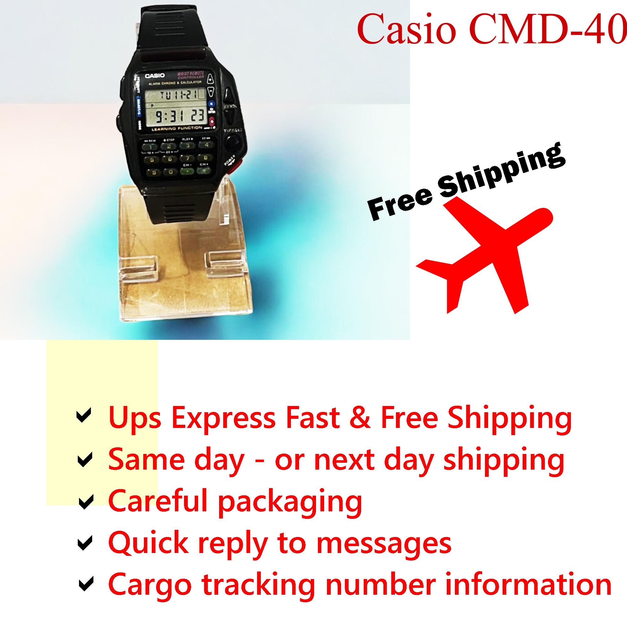 Vintage Casio Cmd-40,remote Control, Personalized Watch