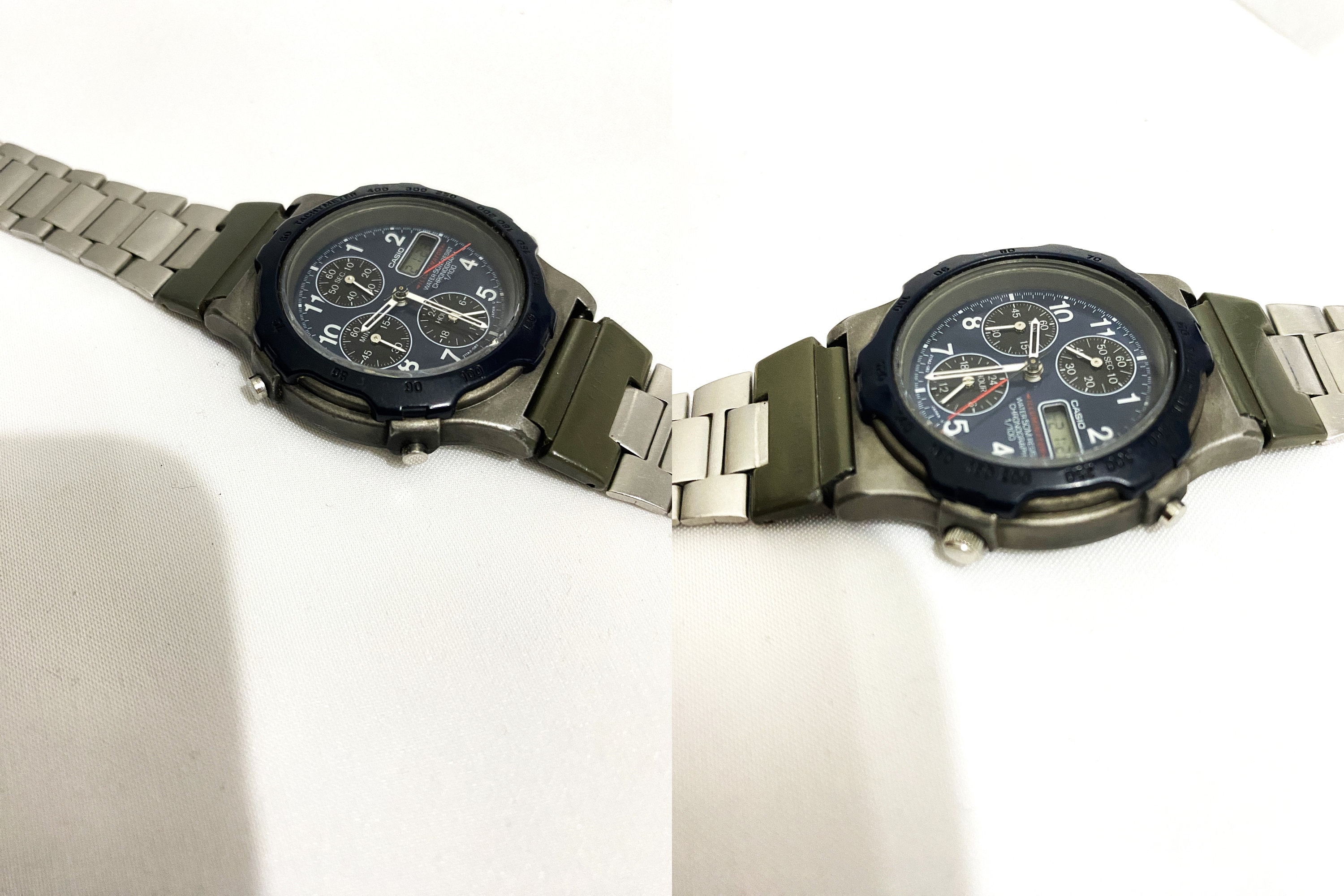 Montre Casio Vintage MWA-800 - Chronographe Analogique/digital Des Années 80 - Homme - Occasion