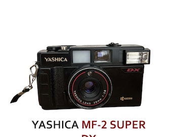 Vintage Yashica MF2 DX Point & , 35mm Film Camera - Kyocera - 38mm