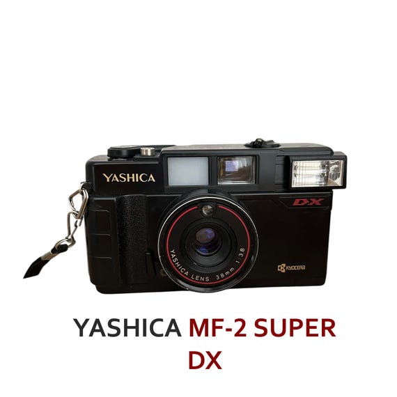 Vintage Yashica MF2 DX Point & Shoot 35mm Film Camera - Kyocera