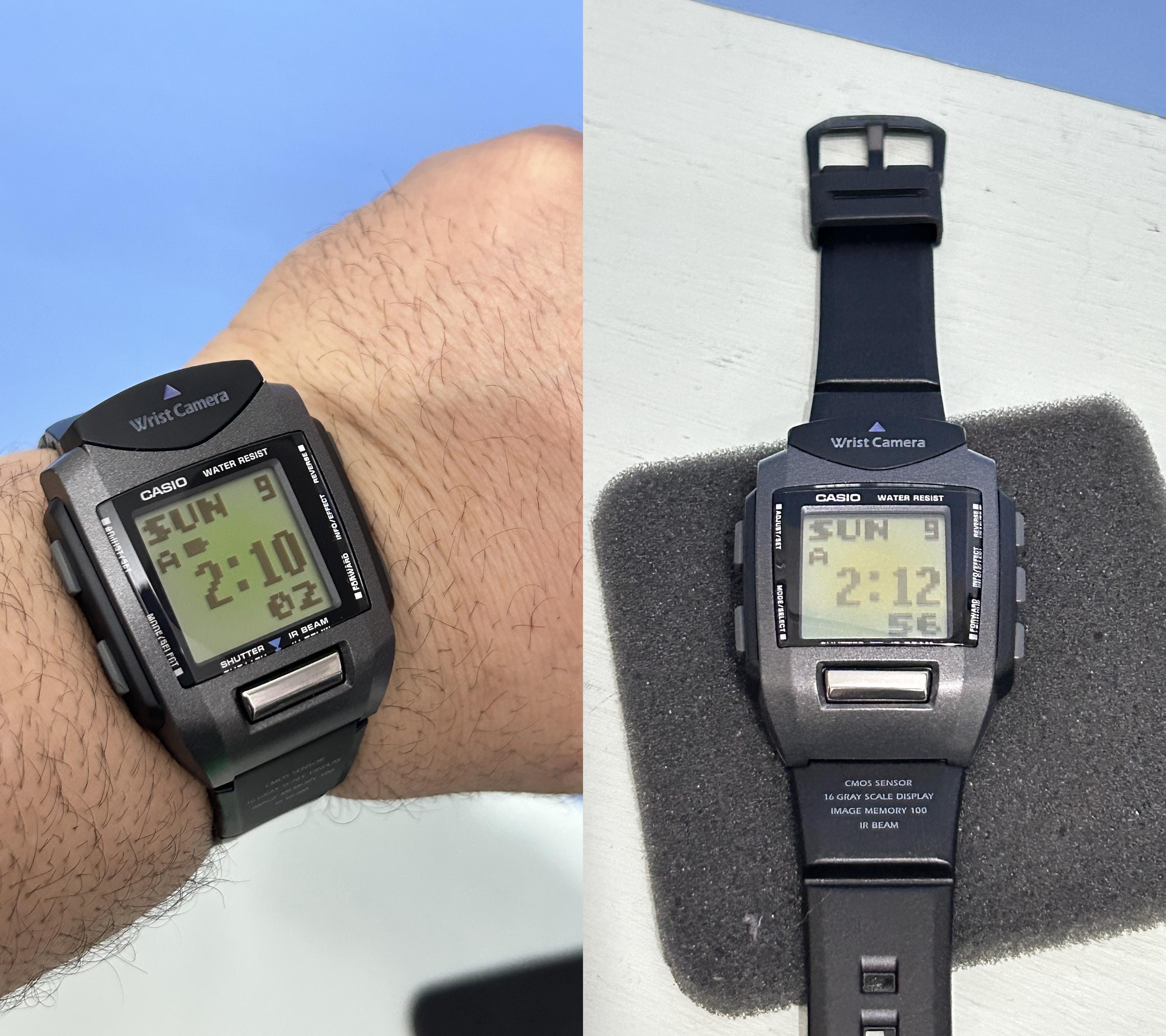 CASIO WQV-1 Wrist Camera 時計 VINTAGE CASIO WQV-1 Wrist Camera 時計 - メルカリ