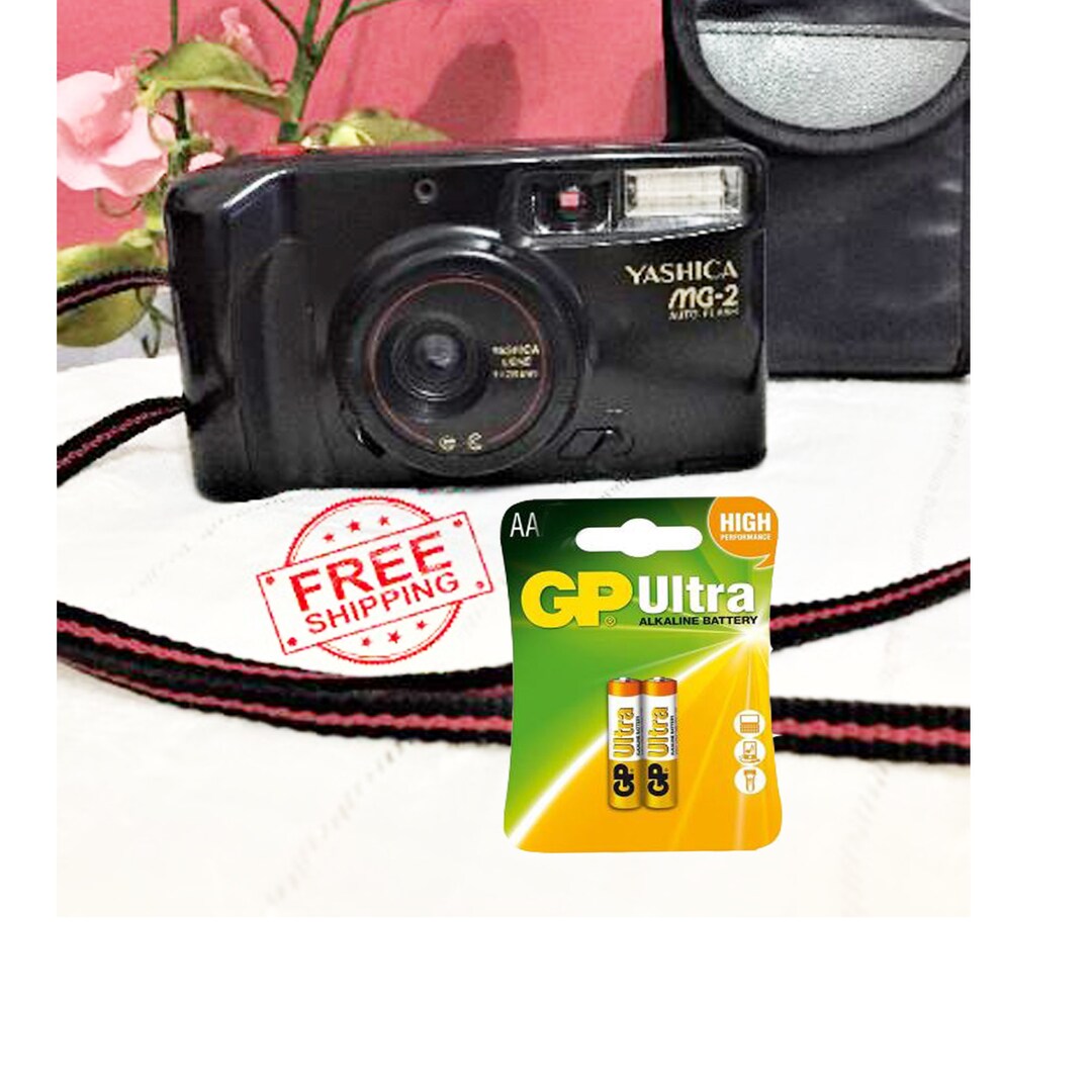Yashica MG2 DX 35mm P&S Film Camera Auto/with Battery/ Flash/ Etsy